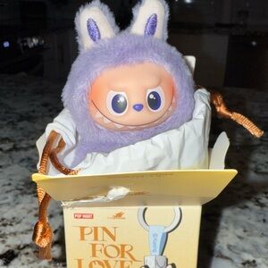 Pop Mart Labubu The Monsters Pin for Love Series “?”